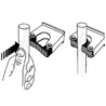 Rail aluminium seul 50 cm