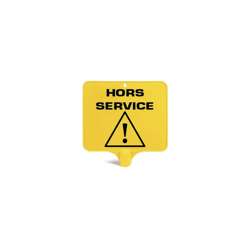Panneau rectangulaire "HORS SERVICE"