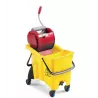 TWICE seau de lavage 30 lt (14 lt + 16 lt) - avec presse à rouleau Punto