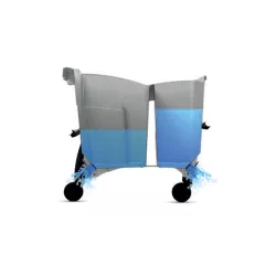TWICE seau de lavage 30 lt (14 lt + 16 lt) - avec presse BOOST