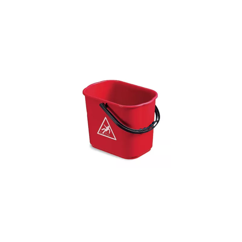 Seau 16 lt rouge sans essoreur pour Master Lux FILMOP