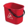 Seau 16 lt rouge sans essoreur pour Master Lux FILMOP
