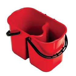 GEMINI seau bibac rouge 15 lt (8 lt + 6 lt)