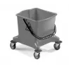 Seau 25 lt gris pour Baby avec roues