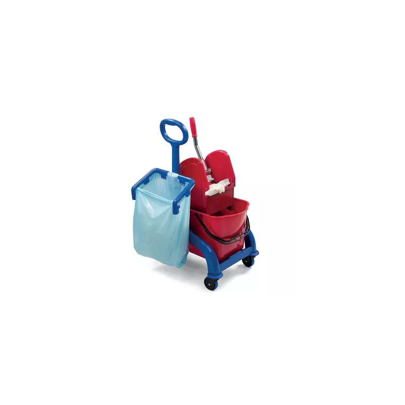 FRED 2x15 lt avec timon et support sac 50 lt latéral