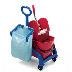 FRED 2x25 lt avec timon et support sac 50 lt latéraux