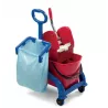 FRED 2x25 lt avec timon et support sac 50 lt latéraux