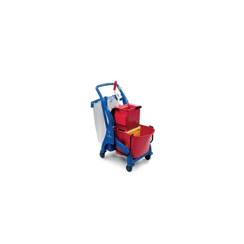 VEGA 304 Chariot en polypropylène 28 lt avec timon central en «U»