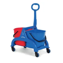 FRED Chariot en polypropylène 2x15 lt avec timon latéral - sans presse