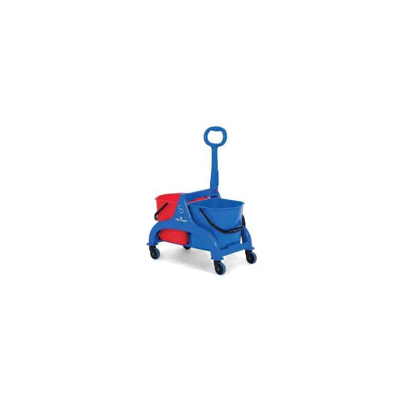 FRED Chariot en polypropylène 2x15 lt avec timon latéral - sans presse