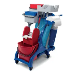 ARKA 34 SANS PRESSE chariot en polypropylène 25 lt + deux roues 80 mm + deux roues axiales 200 mm