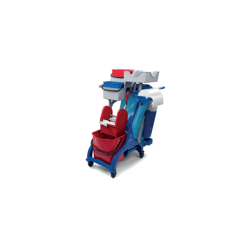 ARKA 34 SANS PRESSE chariot en polypropylène 25 lt + deux roues 80 mm + deux roues axiales 200 mm