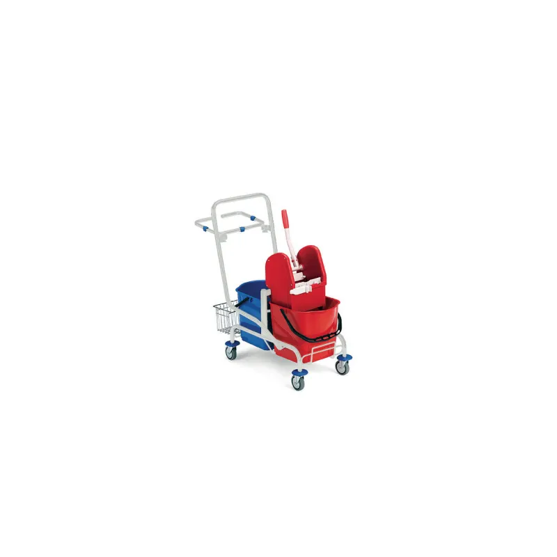 FILMOP chariot en métal rilsan 2x15 lt