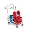 FILMOP chariot en métal rilsan 2x15 lt