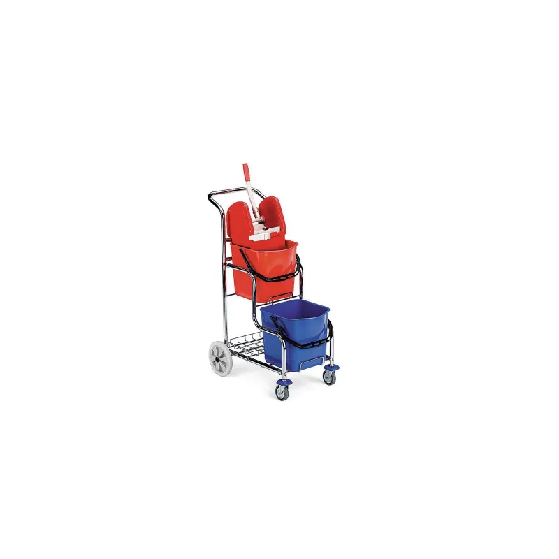 SCALA chariot chromé 2x15 lt