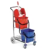 SCALA chariot chromé 2x15 lt
