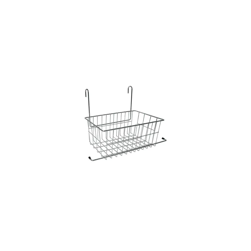 Panier chromé pour timon central