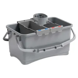 PRISMA - seau 28 lt avec anse double, 2 bacs rectangulaires 6 lt et essoreur FILMOP