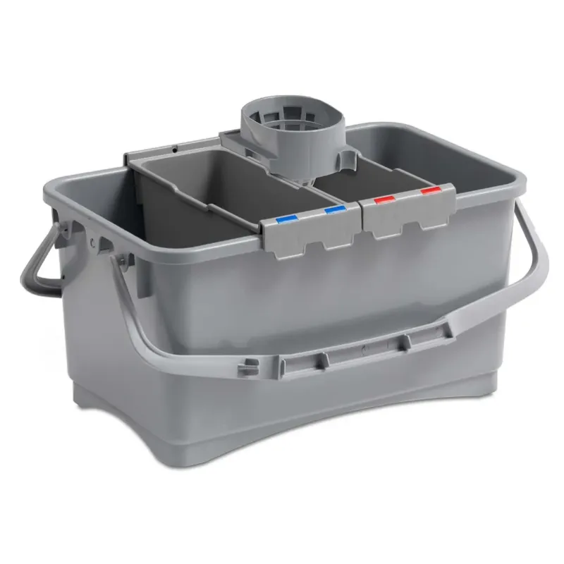 PRISMA - seau 28 lt avec anse double, 2 bacs rectangulaires 6 lt et essoreur FILMOP