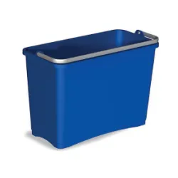 Seau 8 lt bleu avec anse sur bord, spécial Alpha sécurisé FILMOP