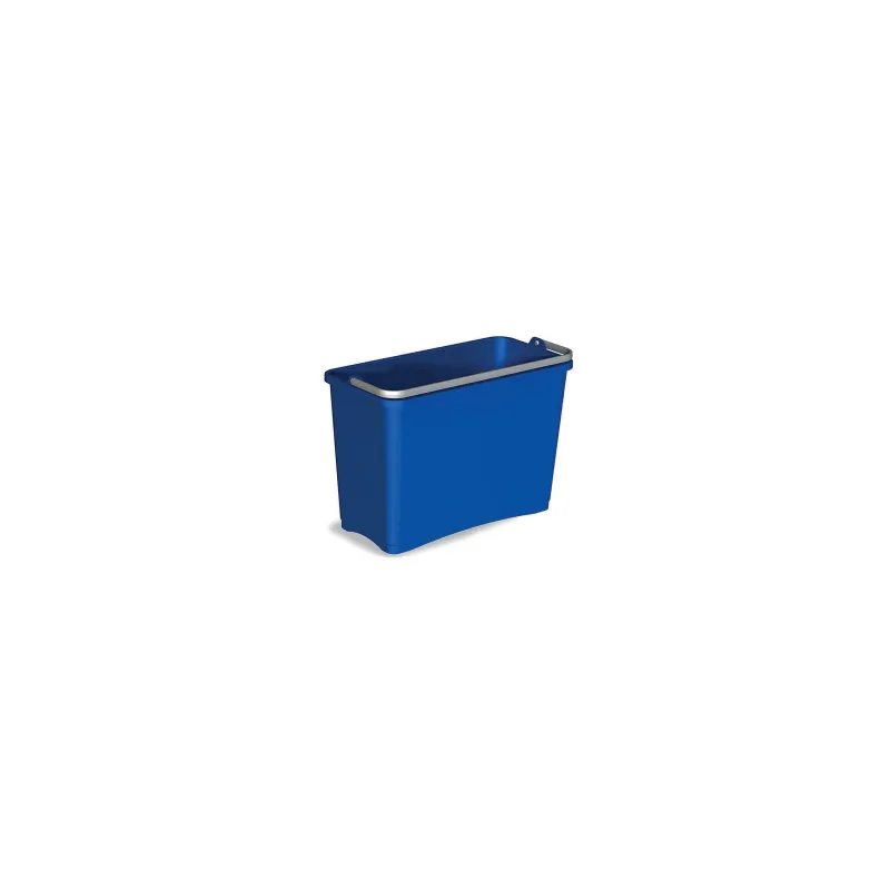 Seau 8 lt bleu avec anse sur bord, spécial Alpha sécurisé FILMOP