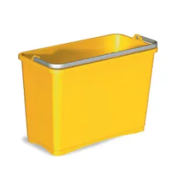 Seau 8 lt jaune avec anse sur bord, spécial Alpha sécurisé FILMOP