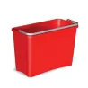 Seau 8 lt rouge avec anse sur bord, spécial Alpha sécurisé FILMOP