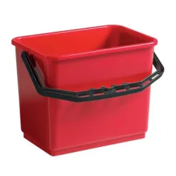 Seau 6 lt rouge avec anse FILMOP