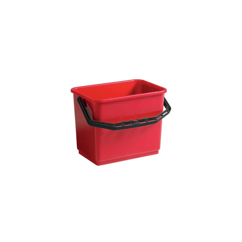 Seau 6 lt rouge avec anse FILMOP