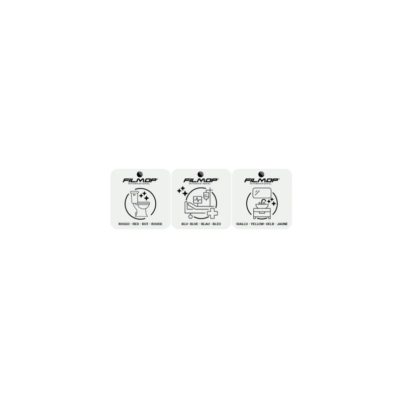 Set de 3 pictogrammes adhésifs pour seaux