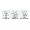 Set de 3 pictogrammes adhésifs pour seaux