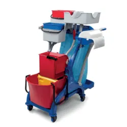 Chariot Arka 13 28lt avec 4 roues 80 mm - avec presse à plat sans fond