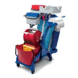 Chariot Arka 24 28 lt avec 4 roues 80 mm - avec presse à rouleau Punto