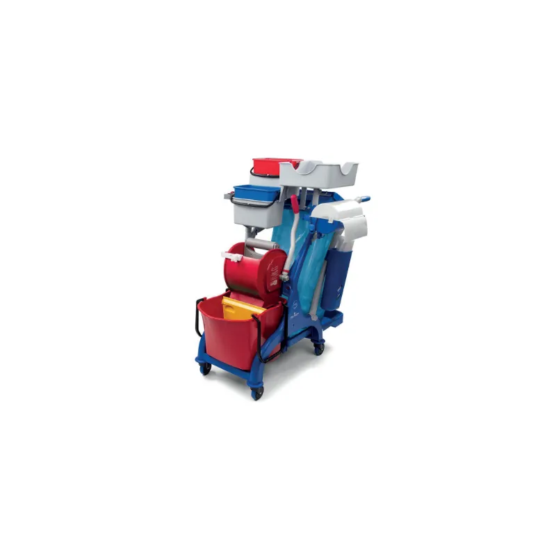 Chariot Arka 24 28 lt avec 4 roues 80 mm - avec presse à rouleau Punto