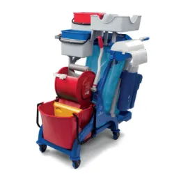 Chariot Arka 25 28 lt avec 4 roues 80 mm - avec presse à rouleau Punto