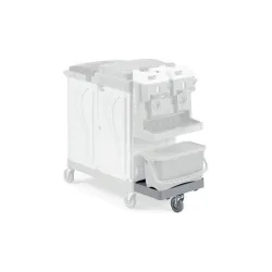 Extension de base avec 1 roue pour chariot Alpha RBD 125MM