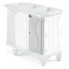 Porte armoire gauche, complète pour chariot Alpha