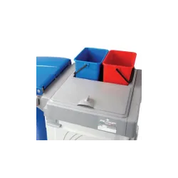 Casette centrale avec 2 couvercles gris, fem/fem Alpha
