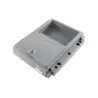 Casette centrale avec 2 couvercles gris, fem/fem Alpha