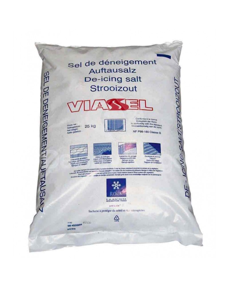 Skapnet Sel de déneigement - 10 kg Sel moyen 0, 2 à 5 mm pour le sa...