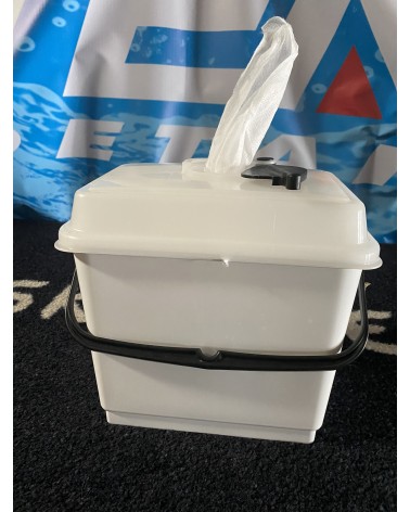 Skapnet Seaux lingettes Blanc 90 formats 1 seau de 4 litres blanc1 ...