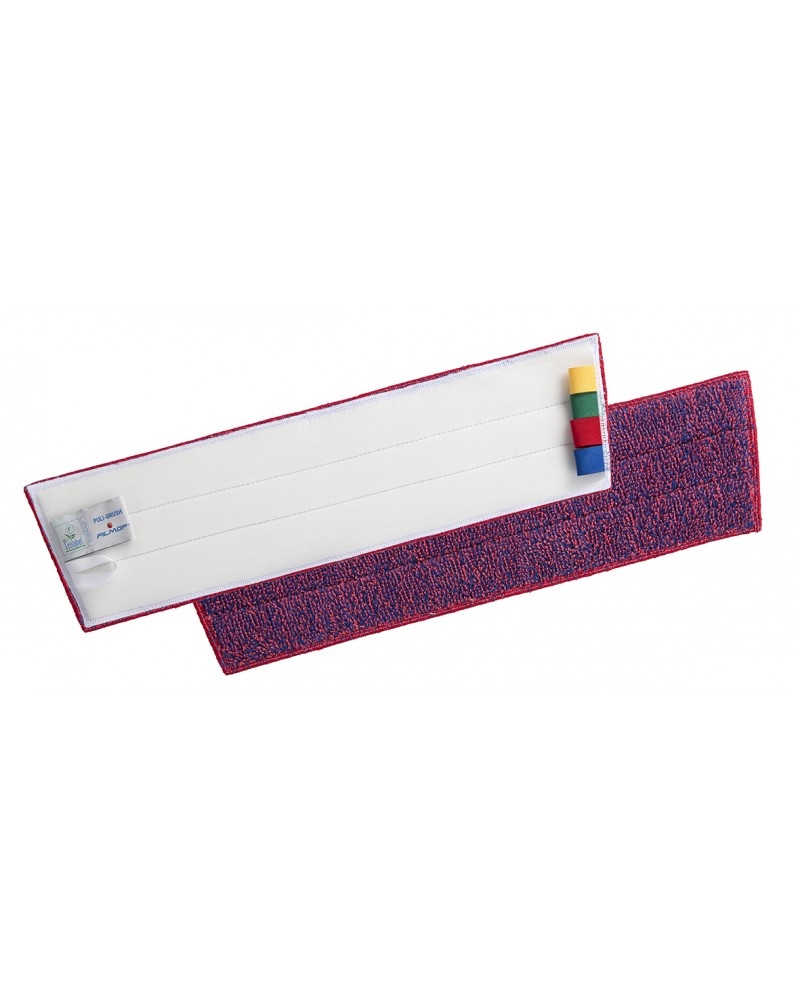 Skapnet Bandeau de lavage velcro PULIBRUSH rouge 40cm pour sols ant...