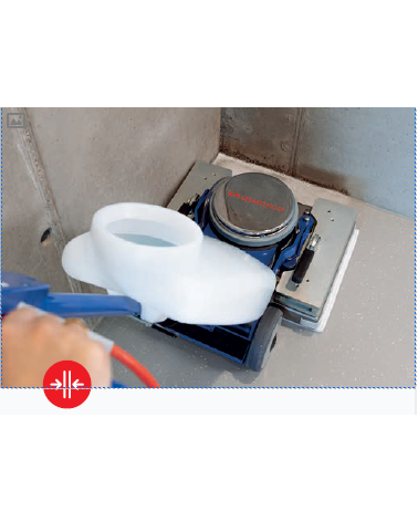 Skapnet X500 S Columbus Monobrosse excentrique 1200 W Largeur de ne...