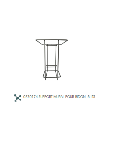 Skapnet SUPPORT MURAL POUR BIDON 5 LTS. SUPPORT MURAL POUR BIDON 5 ...