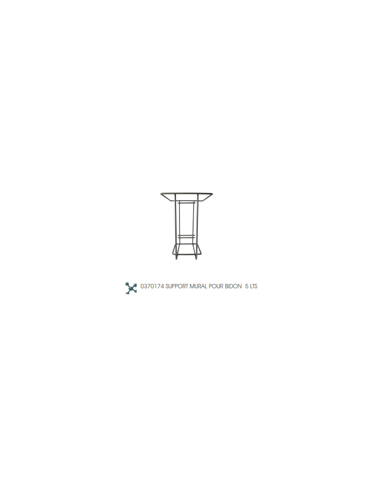 Skapnet SUPPORT MURAL POUR BIDON 5 LTS. SUPPORT MURAL POUR BIDON 5 ...