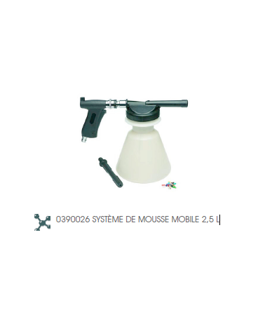 SYSTEM MOBILE DE MOUSSE 2,5 LTS