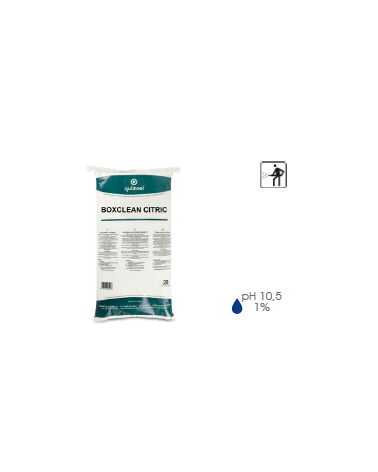 BOXCLEAN CITRIC 20 KGS Nettoyant Citrique en poudre pour Boxes PROD...