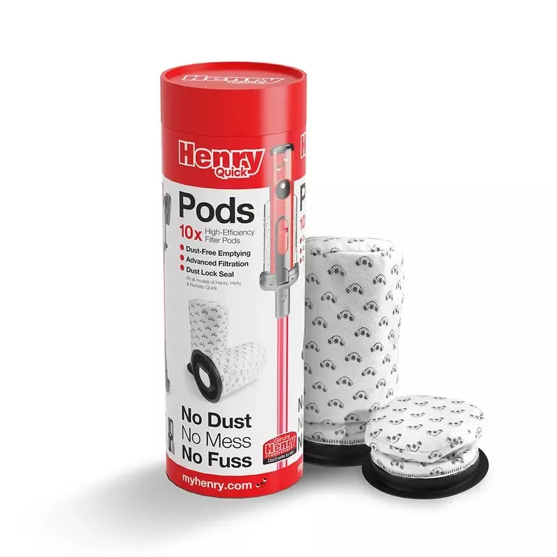 Skapnet Sac aspirateur balai Henry Quick Paquet de 10 capsules filt...