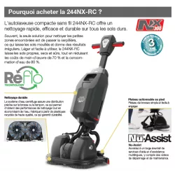 Skapnet 244 NX Autolaveuse NUMATIC Compacte à batterie Lithium - Di...