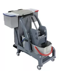 Skapnet copy of Seau sur roulettes CombiX CombiXSeau rouge + bleu 2...